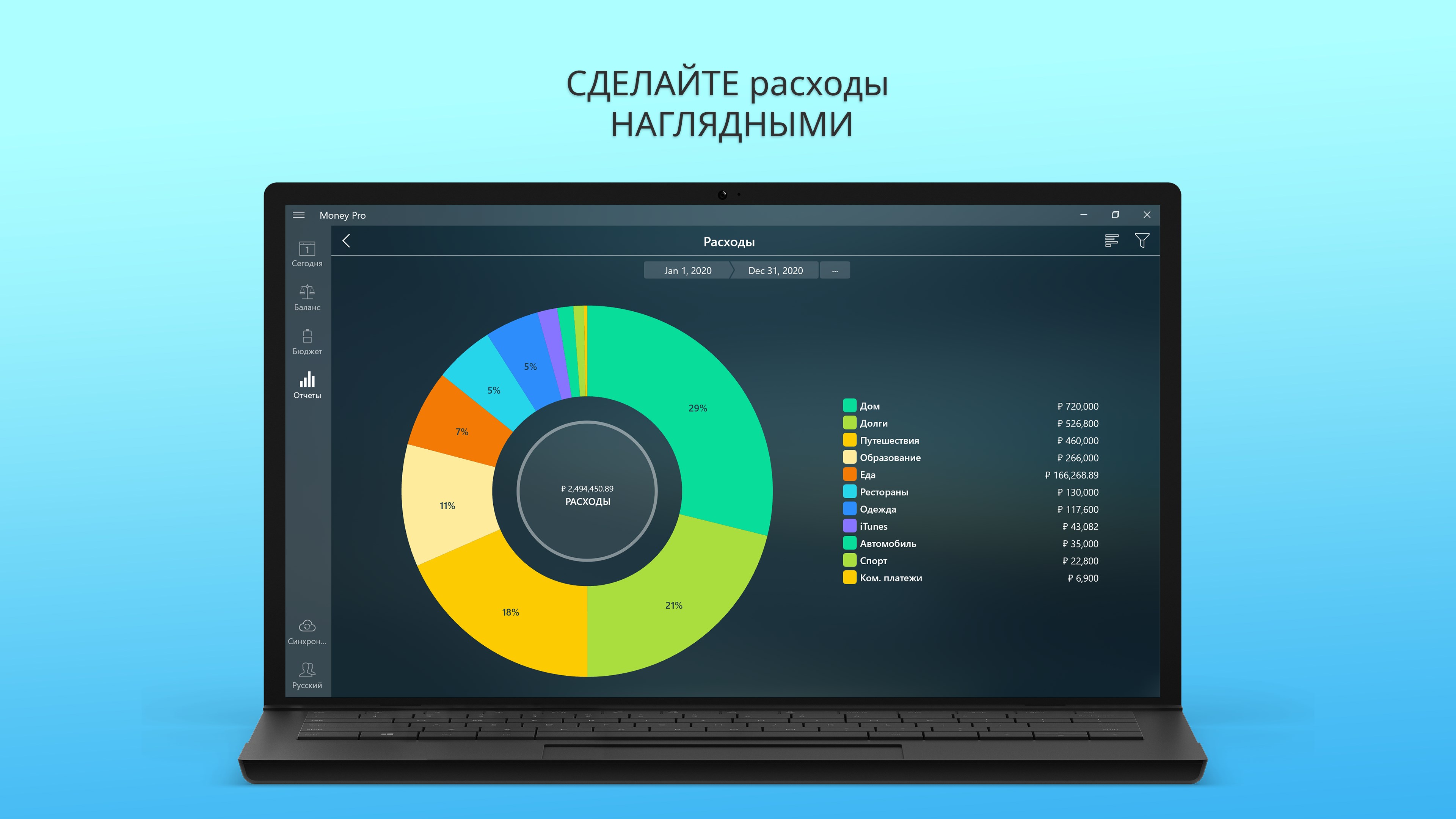 Money Pro - Личные Финансы, Учет расходов, Бюджет - Microsoft Apps