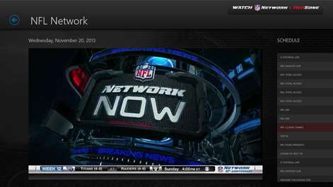Watch NFL Network Screenshots 1