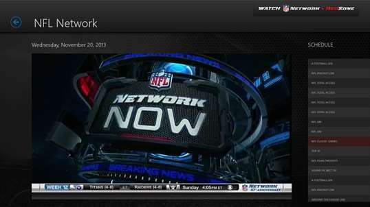 Watch NFL Network screenshot 1