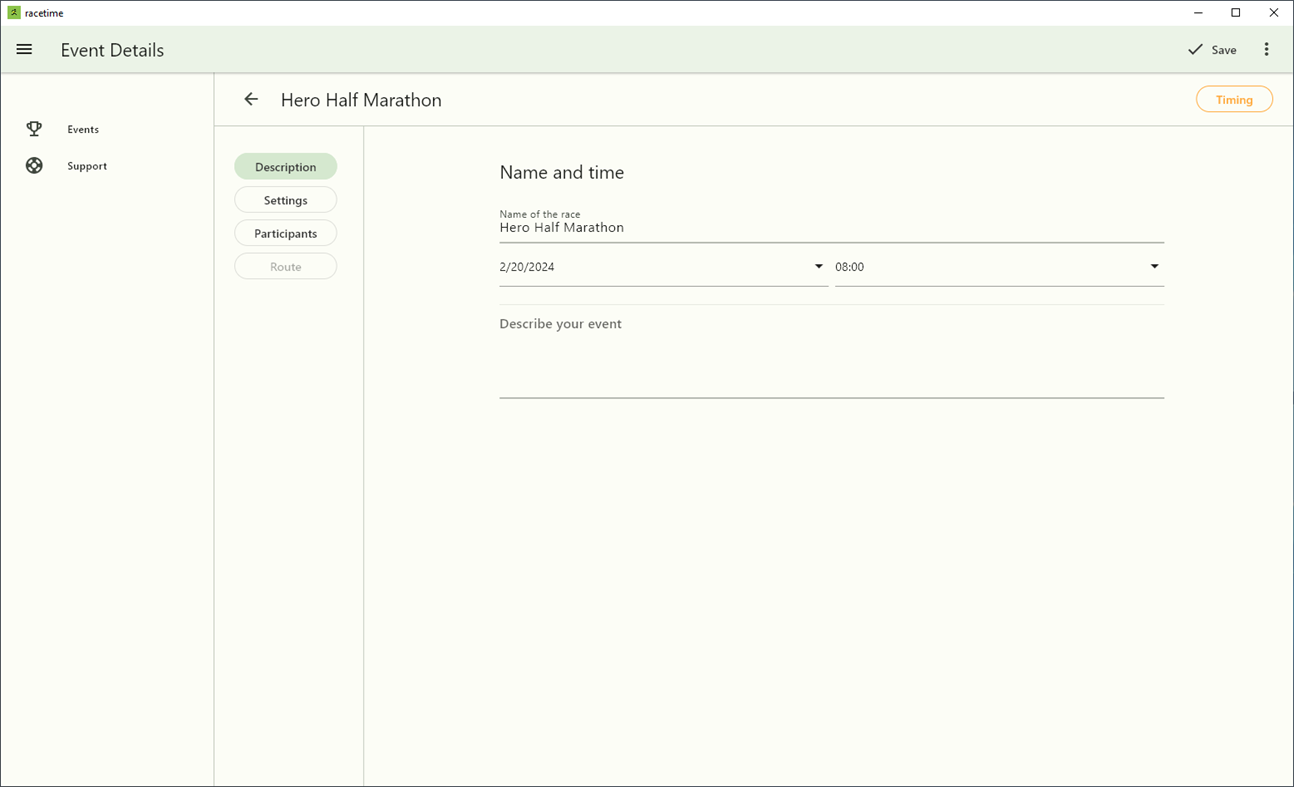 #2. Manage race with RaceTime (Windows) By: Oleg Andrieiev