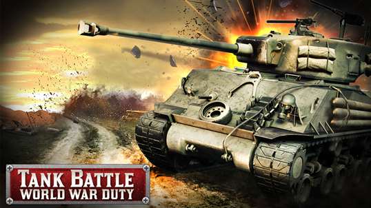 Tank Battle 3D - Heavy Fury Tank Duty in World War screenshot 1
