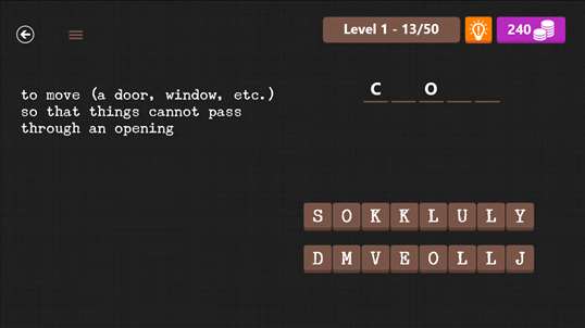 Vocabulary Quiz Game screenshot 3