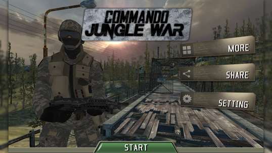 Commando Jungle War-Kill Shot Bravo screenshot 1