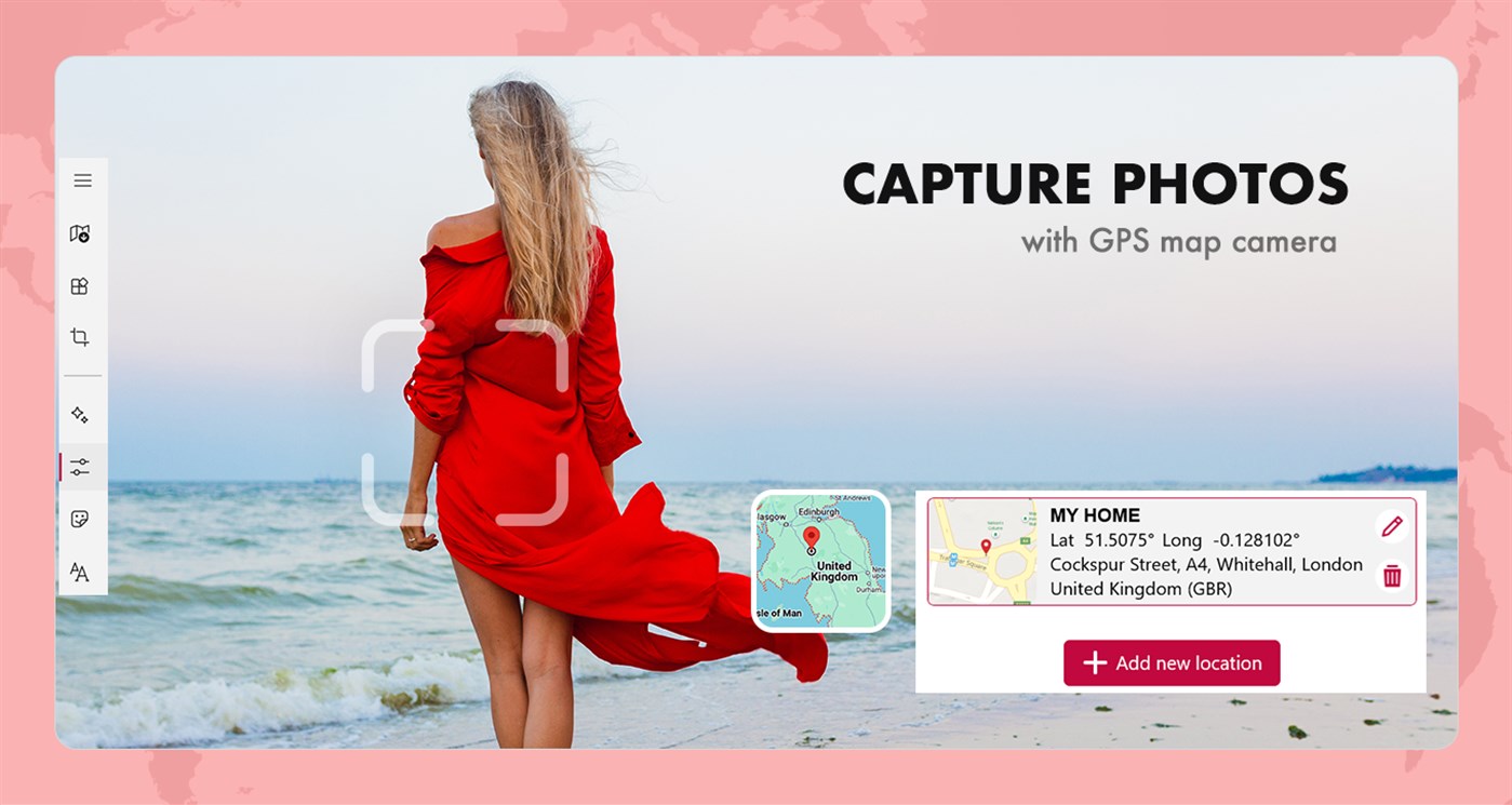 #2. Geotag Photos - GPS Map Camera with Timestamp (Windows) 由: CodeHive
