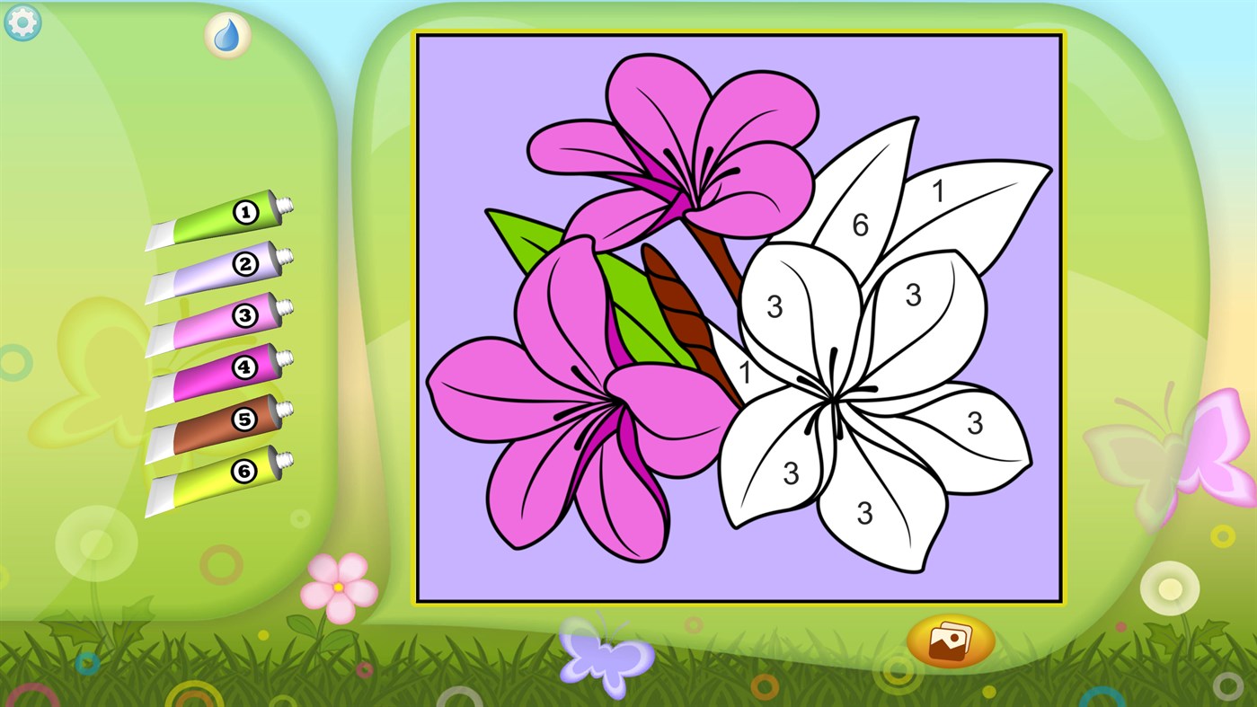 #3. Flowers - Color by Numbers + (Xbox) By: Kedronic UAB