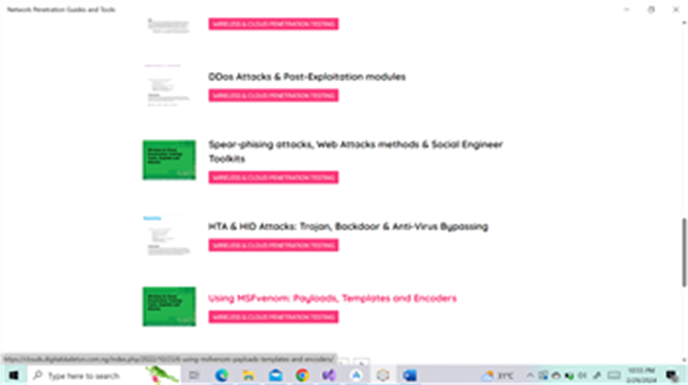 #1. Network Penetration Guides and Tools (Windows) Podle: App Monster