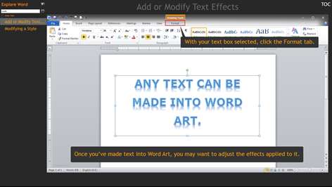 Explore Word Screenshots 2