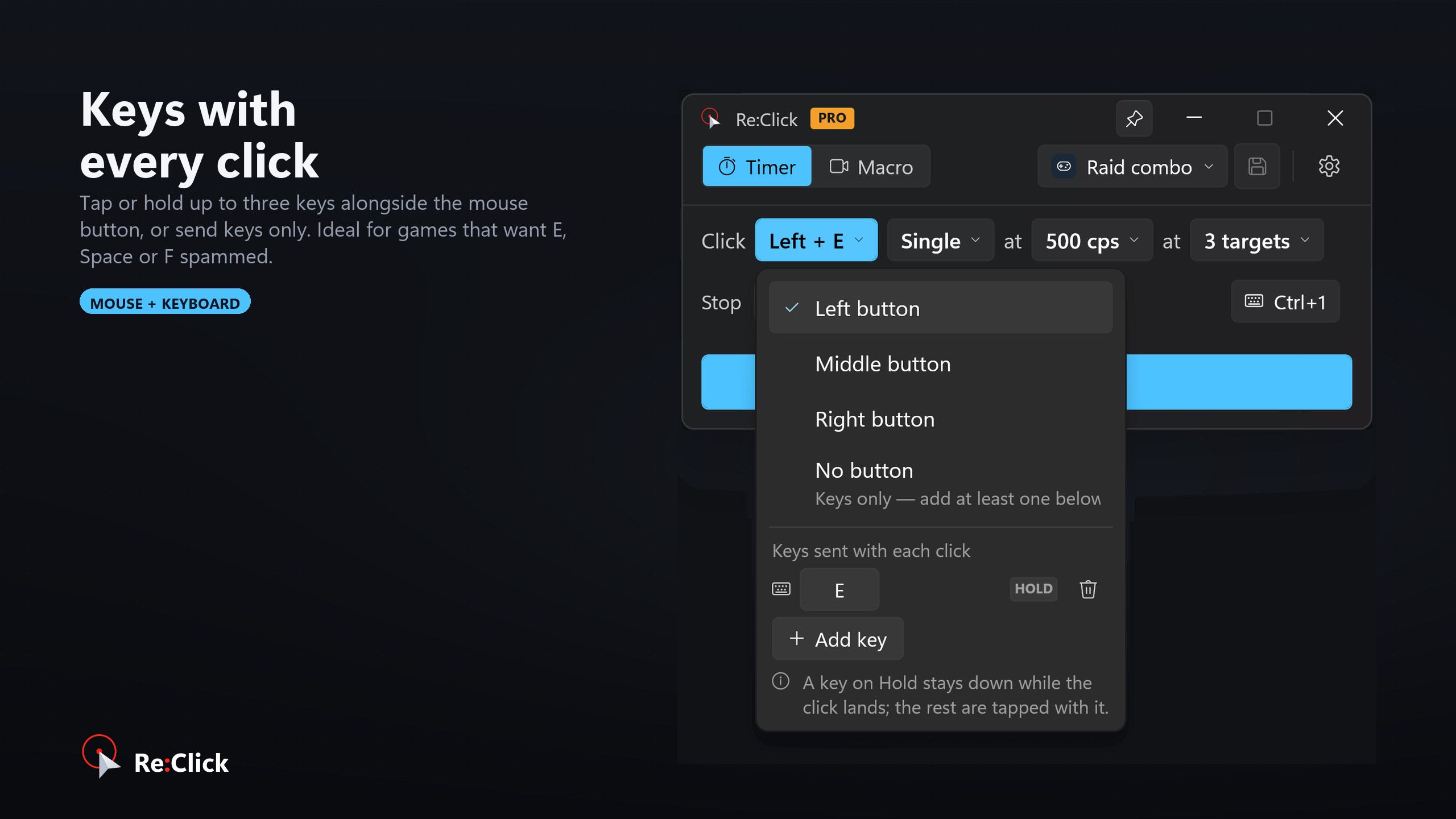 Re:Click - Auto Clicker | Macro Recorder screenshot
