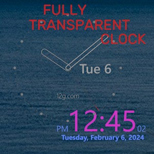 12G Click-Through Clock