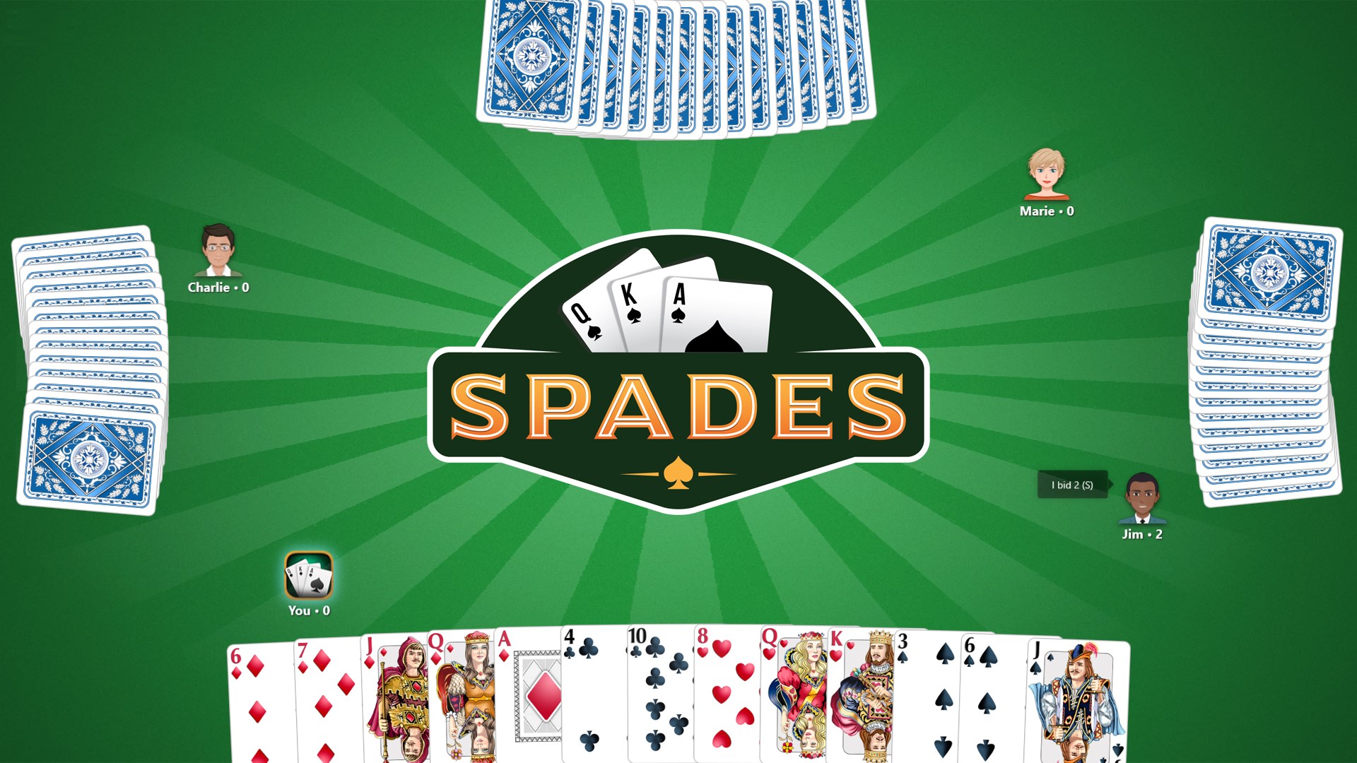 Spades - Free Online Games - Games.com 
