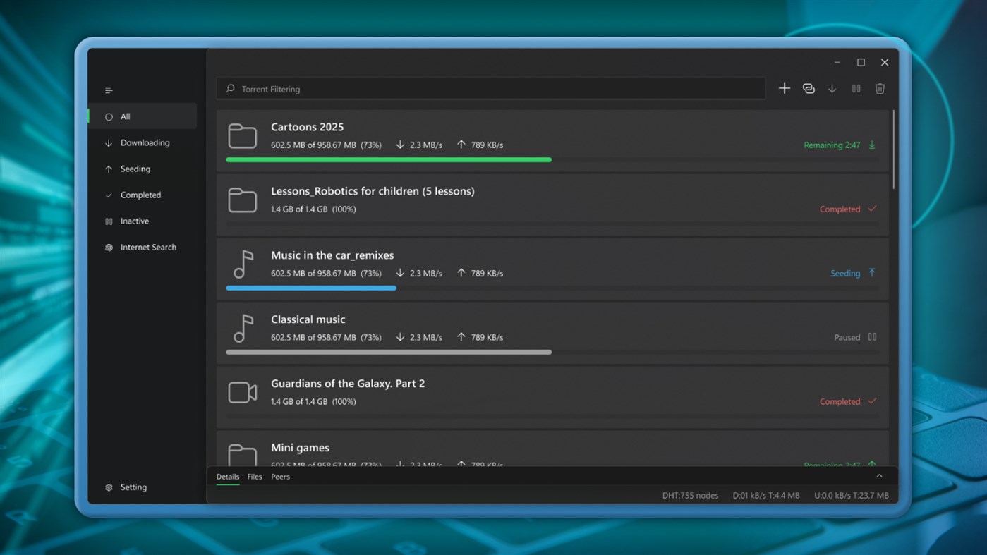#4. Torrent Manager PRO (Windows) بواسطة: Yellow Elephant Productions