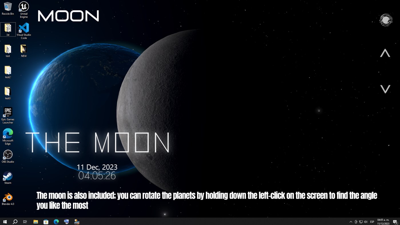 #7. Solar System Real Live Wallpaper Interactive (Windows) 来自: Husky Estudio Soft