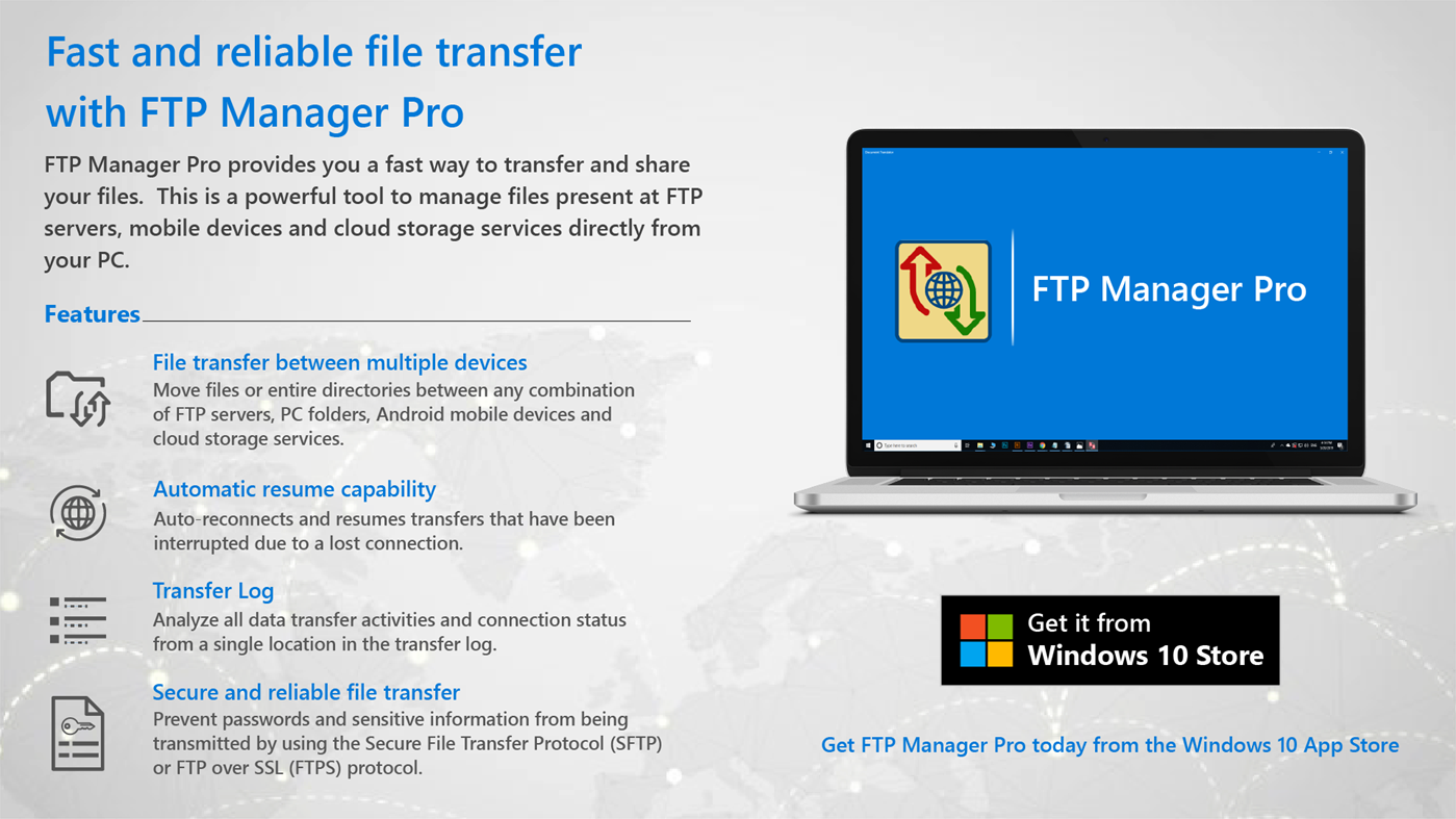 #1. FTP Manager Pro (Windows) 由: DeskShare