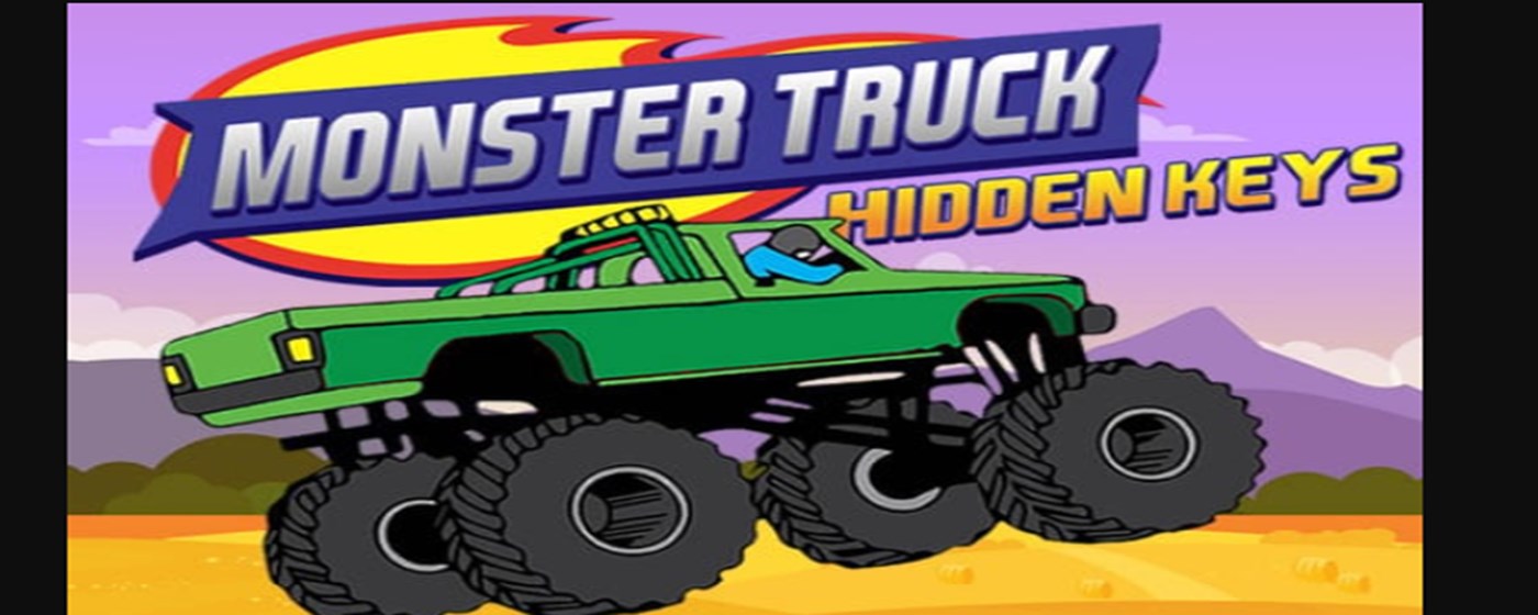 Monster Truck Hidden Keys Game marquee promo image