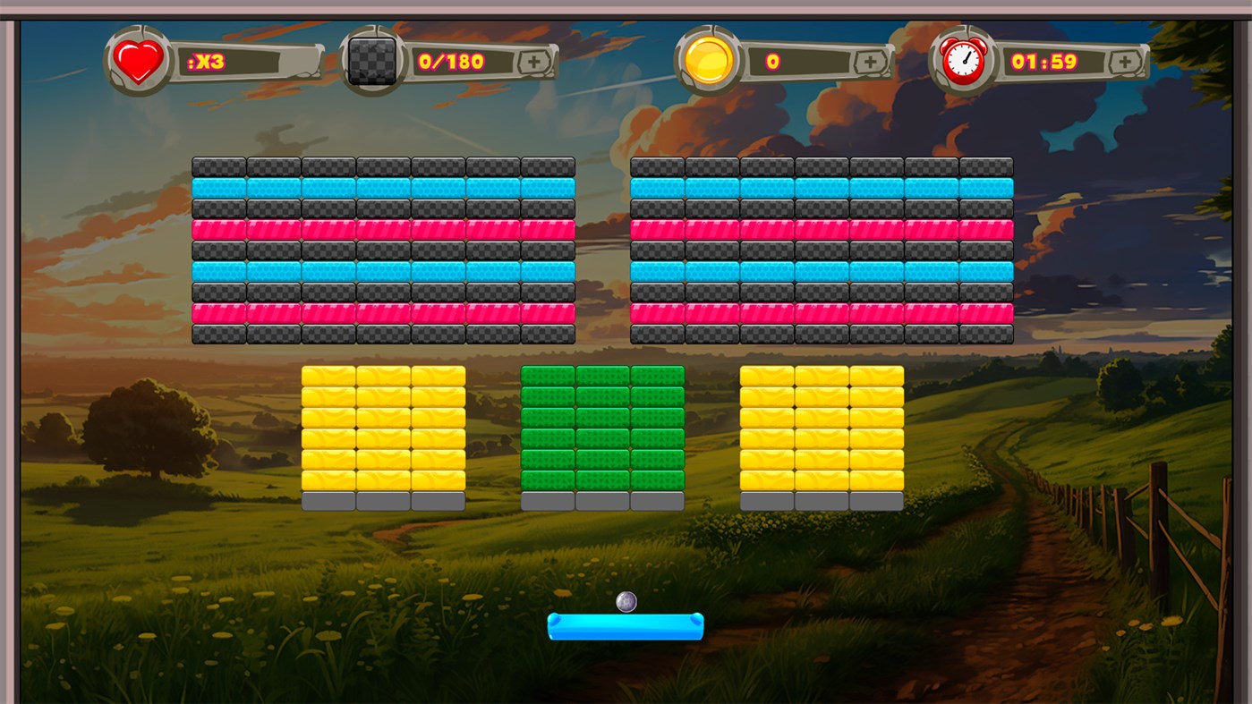 #7. BREAKING BRICKS 3 IN 1 (Xbox) Podle: YUME GAME STUDIO