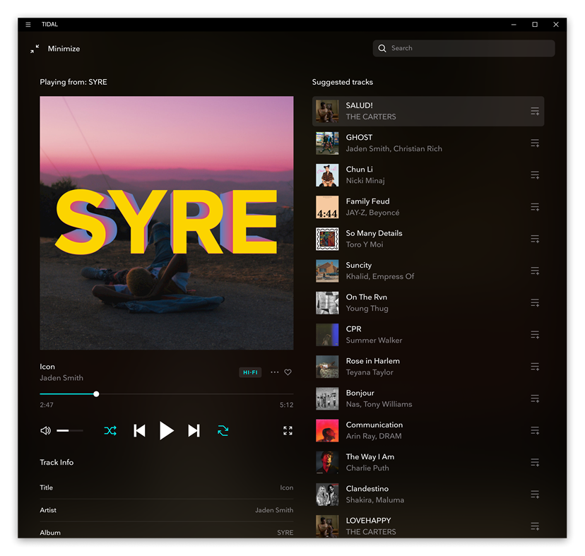 #6. TIDAL - Music Streaming (Windows) 由: TIDAL Music AS
