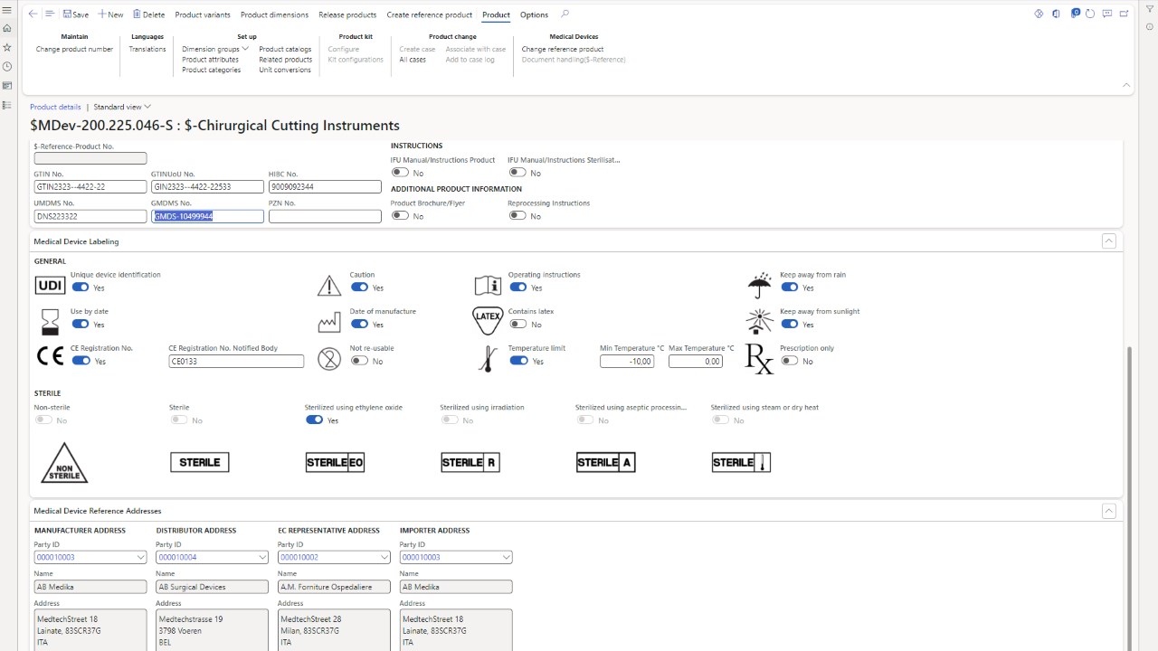 Snapshot 1 of Sycor.MedTech365: ERP for Medical Device Manufacturers and Distributors