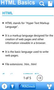 Learn HTML5 screenshot 1