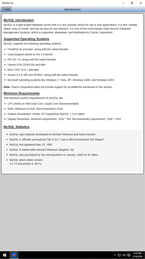 MySQL Pro Screenshots 2