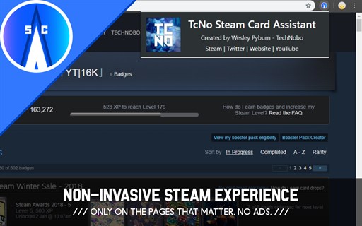 Steam Card Assistant - Multi-Badge Crafting Tool