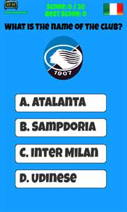 Italy Football Logo Quiz screenshot 4