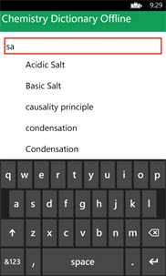 Chemistry Dictionary Offline screenshot 2