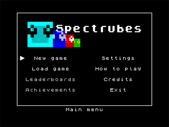 Spectrubes screenshot 1