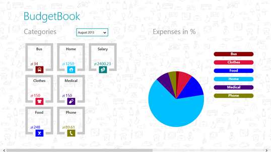 BudgetBook screenshot 1