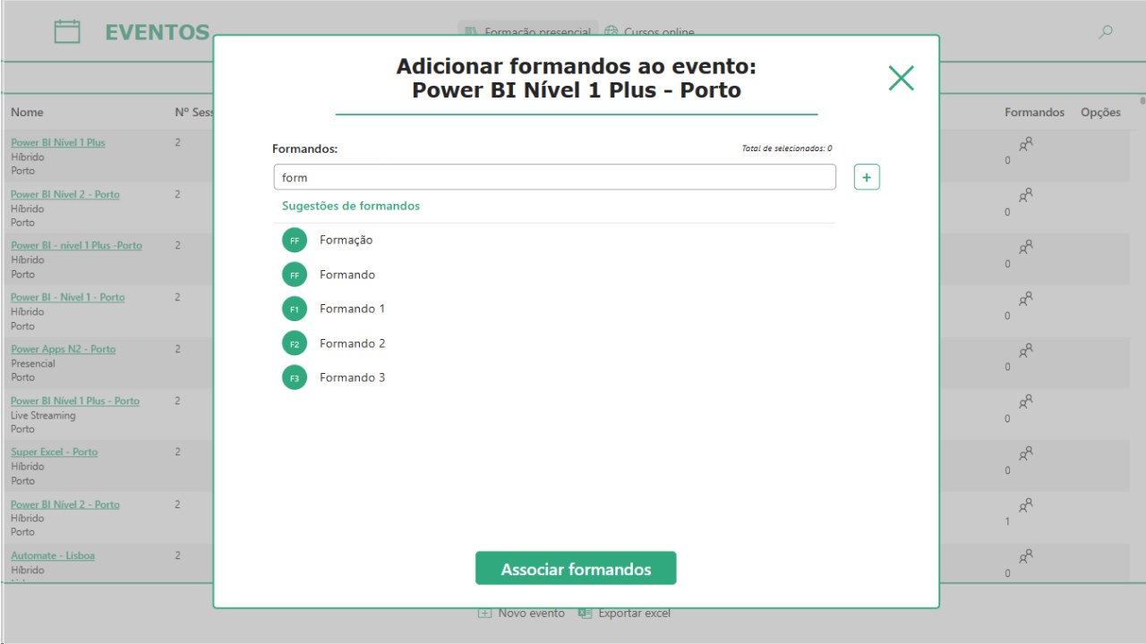 Snapshot 2 of Training App