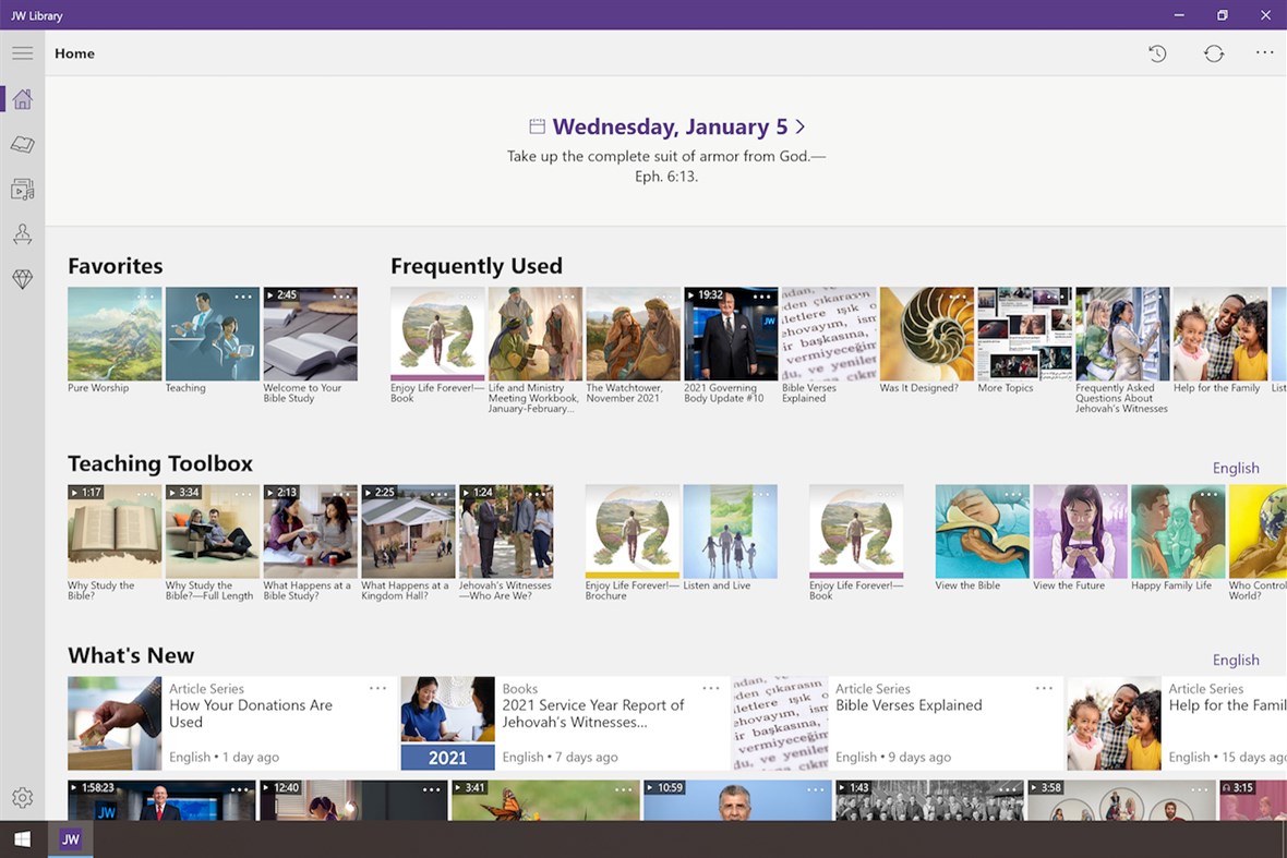 #1. JW Library (Windows) Por: Watchtower Bible and Tract Society of New York