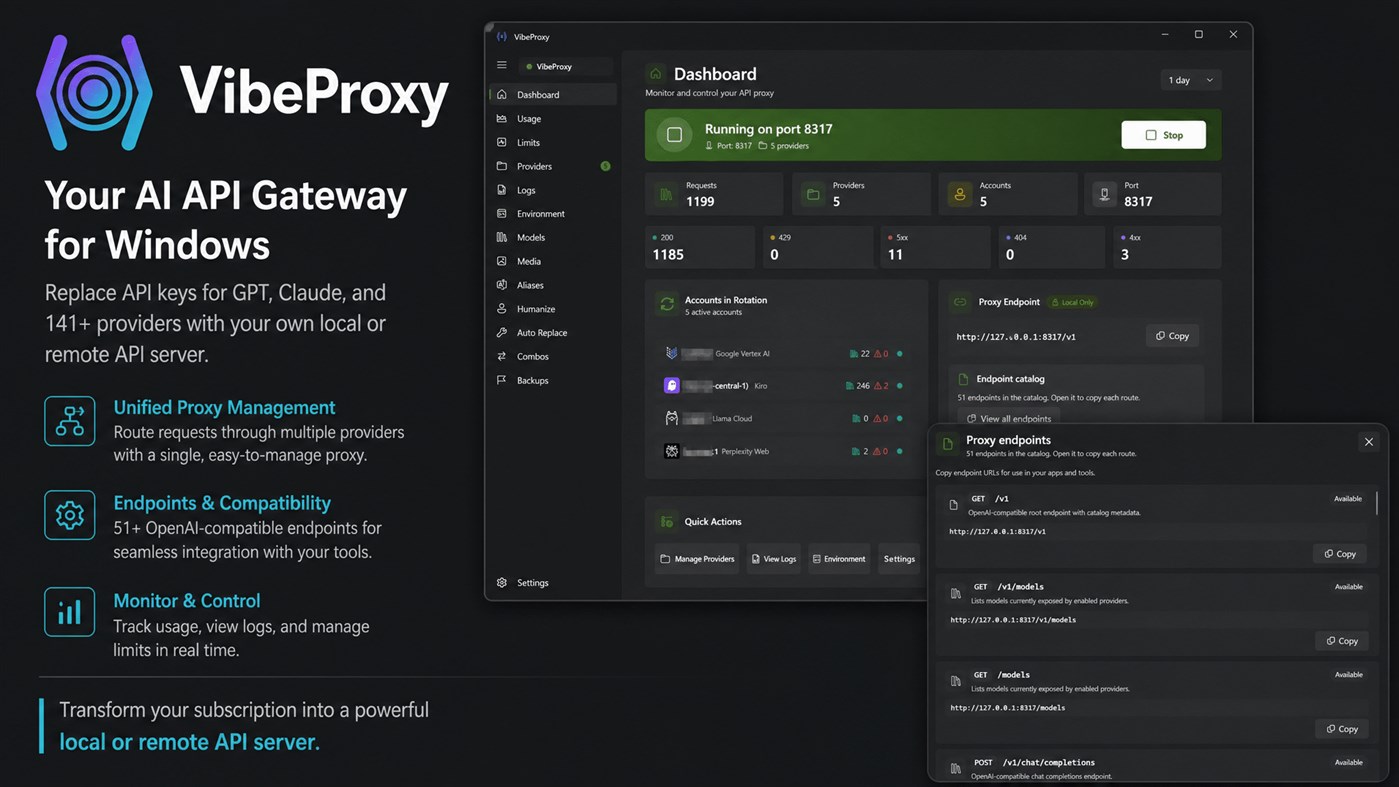 #3. VibeProxy (Windows) Av: Aʀtʋʀ Cʀɘțʋ