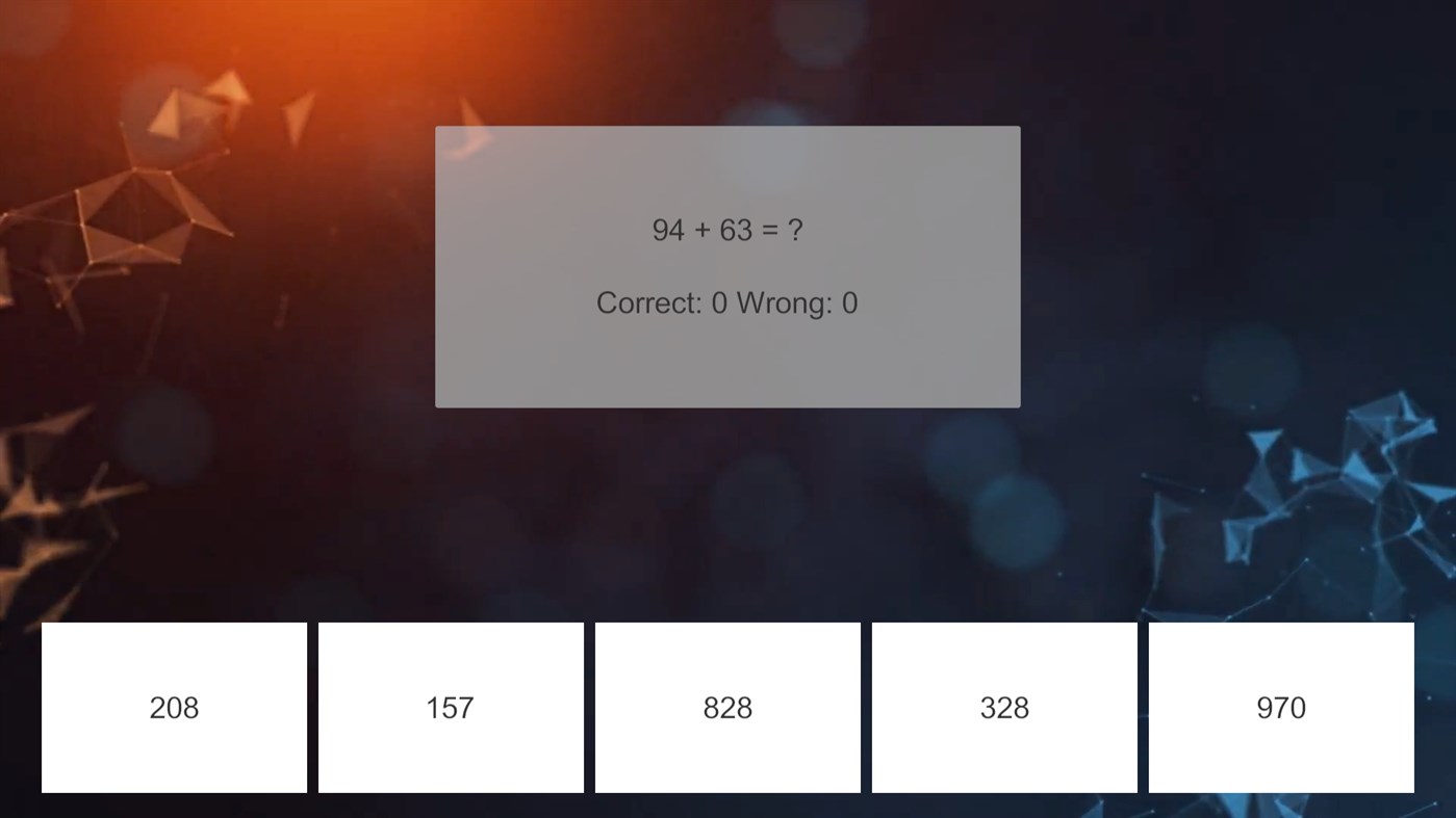 #2. Mental arithmetic(Addition) (Windows) 作者: Ivan Bondaruk