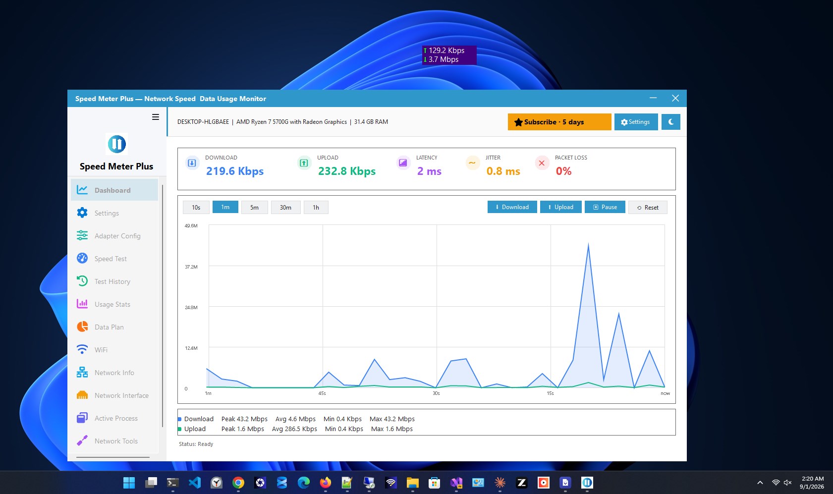 Speed Meter Plus screenshot
