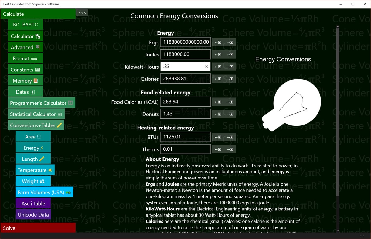 #5. Best Calculator (Windows) Ved: Shipwreck Software