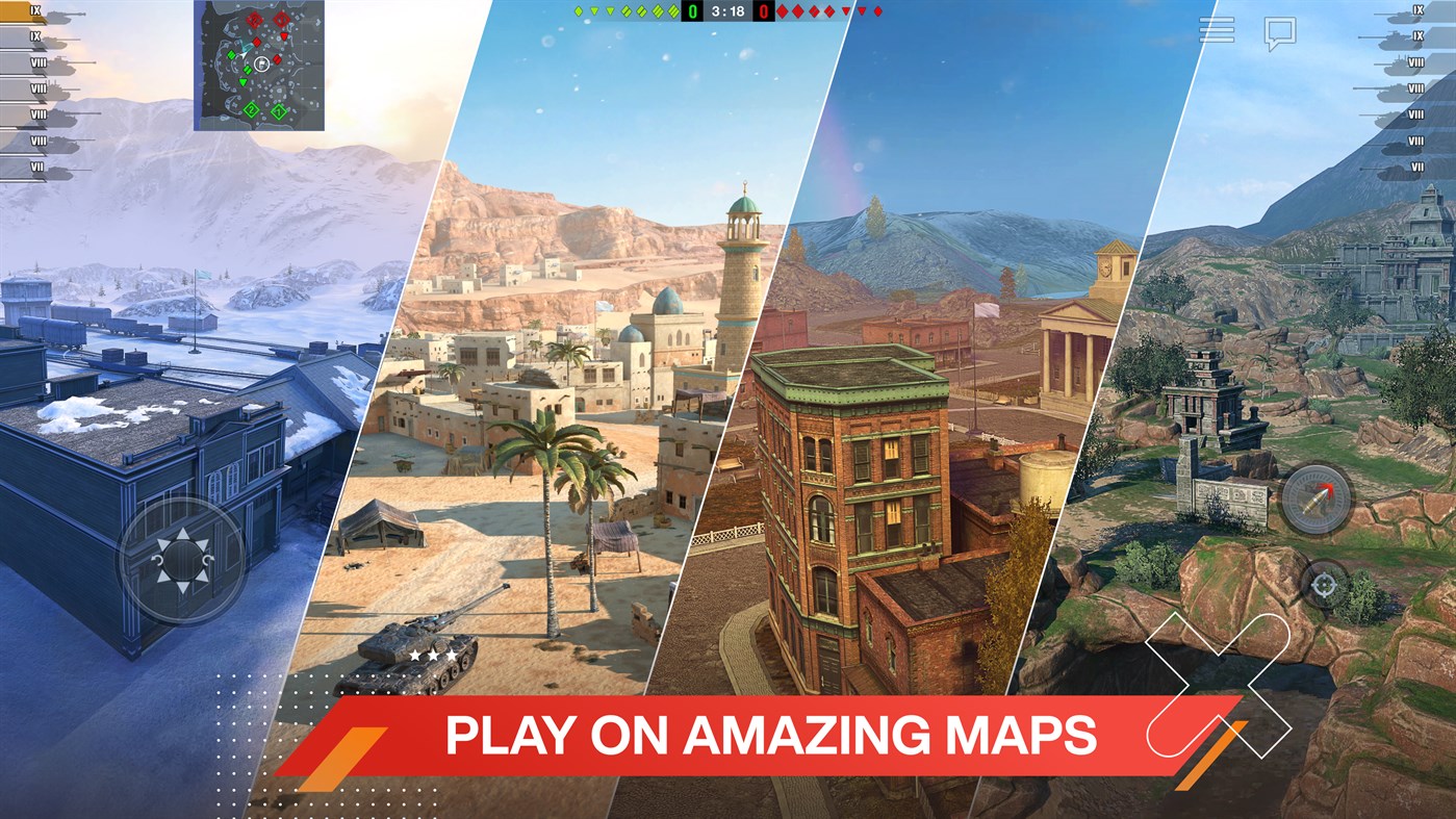 #3. World of Tanks Blitz (Windows) Ved: Wargaming Group Limited