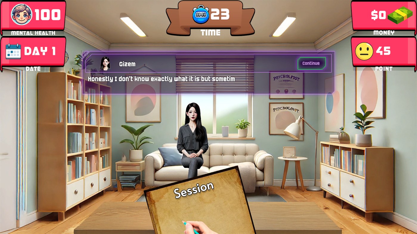 #2. Therapist Simulator (Windows) โดย: Kanuni Games Oyun Yazılım Pazarlama ve Ticaret Limited Şirketi