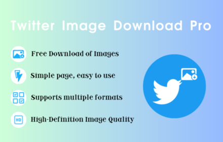 Twitter Image Downloader Pro small promo image