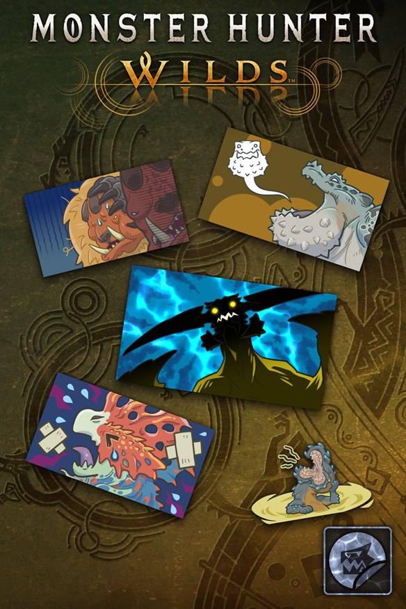 Sticker Set: Monsters of the Windward Plains Xbox Series X|S and Xbox One cover art