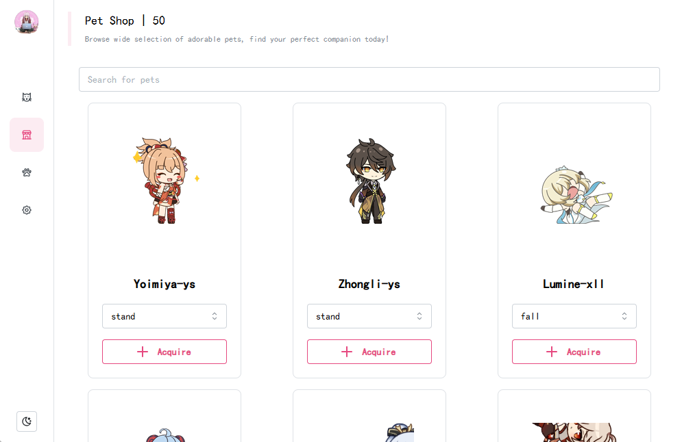 Desktop Pets - Desktop Pet Partner screenshot