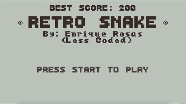 Pixel Retro Snake — 1