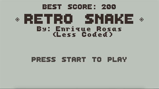 Pixel Retro Snake screenshot 1