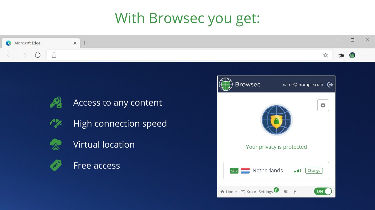 Browsec VPN - Free VPN for Edge