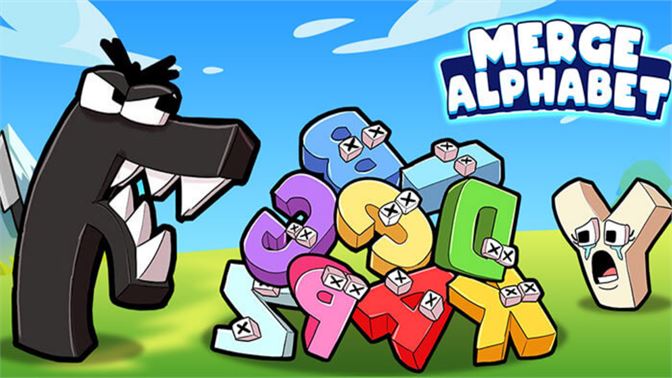 Alphabet coloring lore merge letter puzzle game 2023 new alphabet
