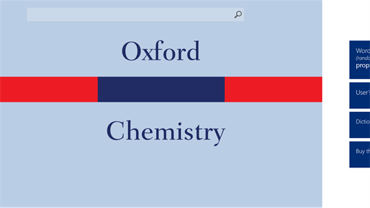 Oxford Dictionary of Chemistry screenshot 1
