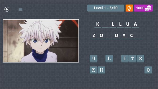 Anime Quiz Level 1