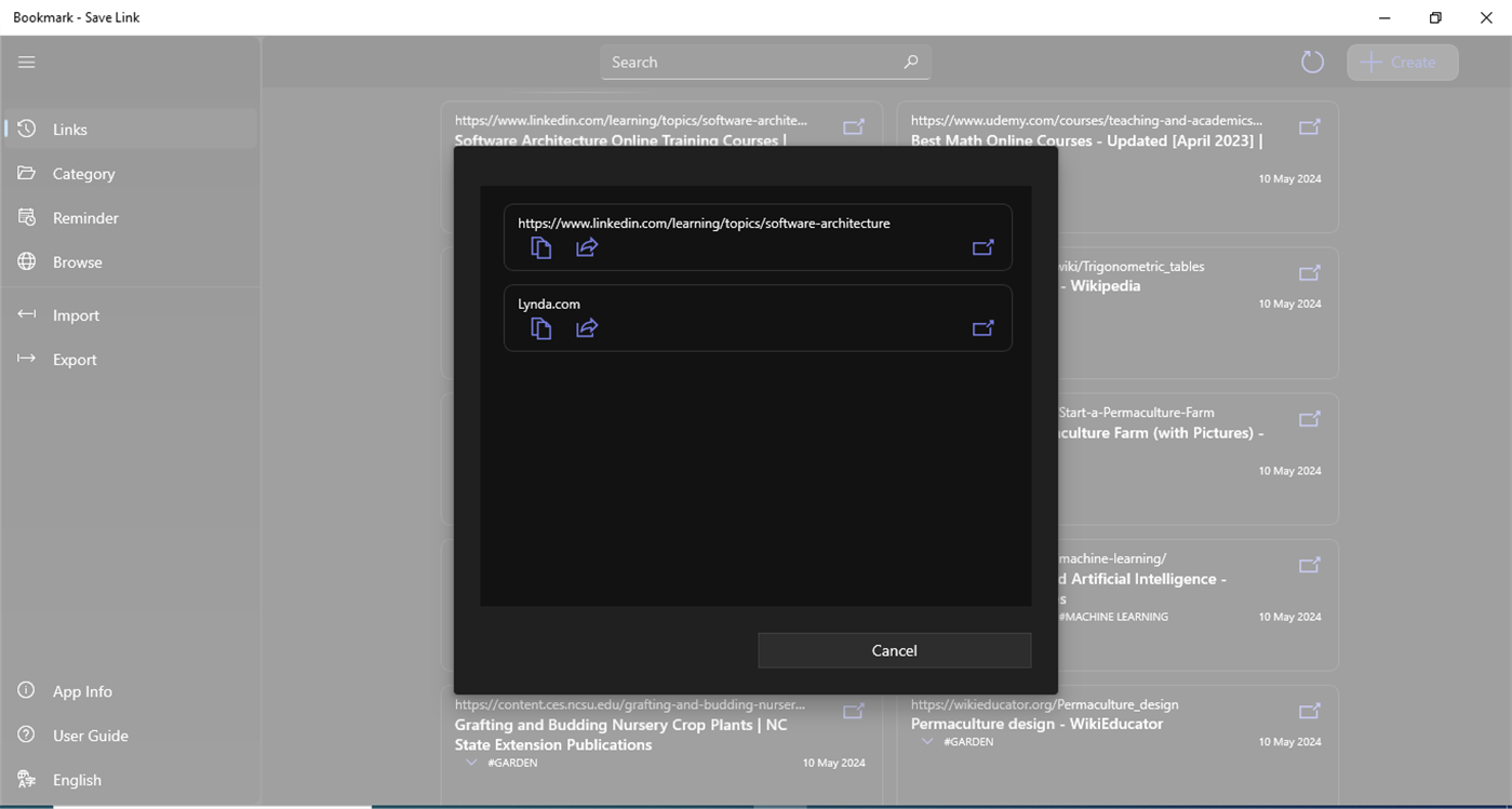 #6. Save Link - Bookmark (Windows) Door: Shahul