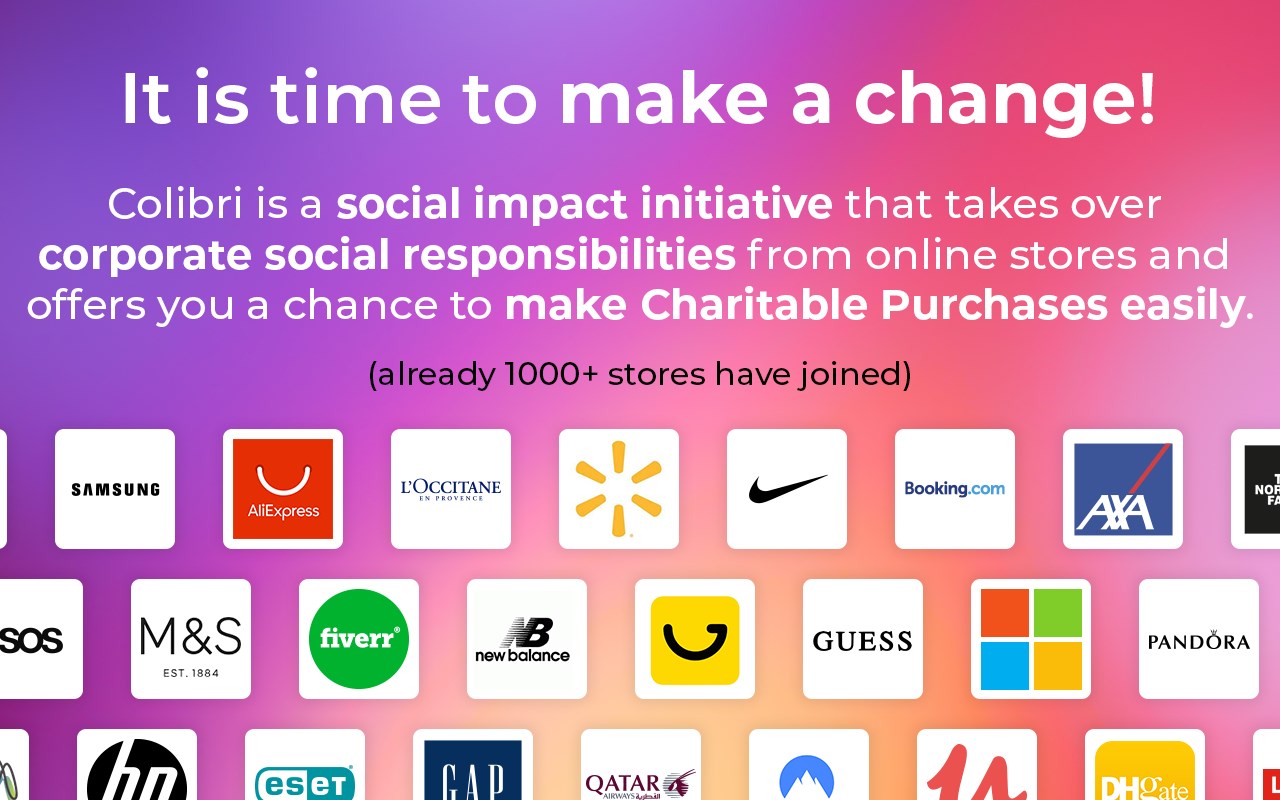 Colibri: Make Charitable Purchase