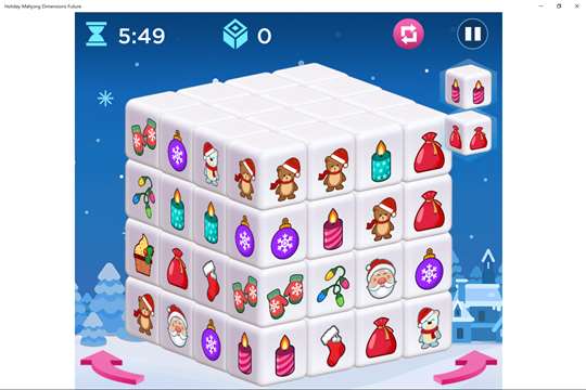Holiday Mahjong Dimensions Future screenshot 2