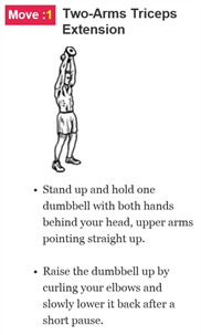 Dumbbell Triceps Workouts screenshot 6