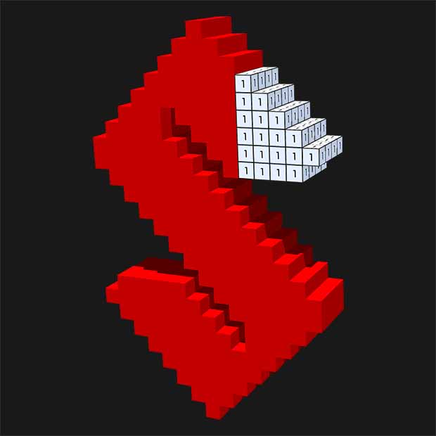 Logos 3D Color by Number - Voxel Coloring Book